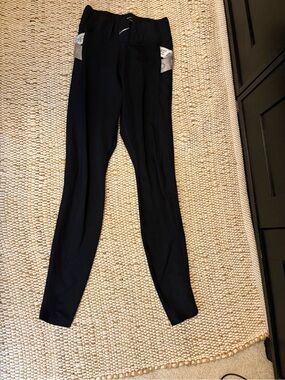 Nike Aeroadapt Black Active Leggings with Side Panel Detail